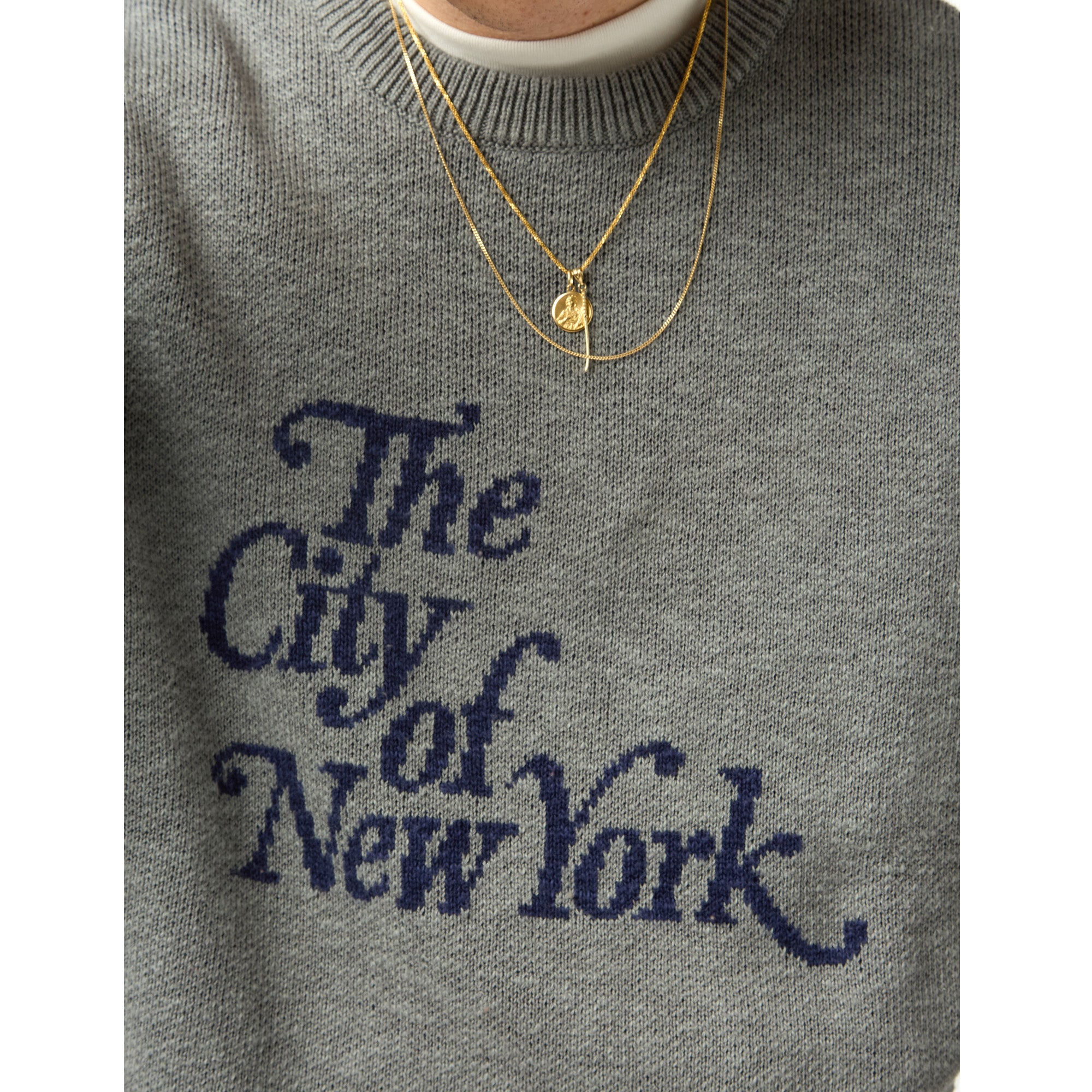 The City of New York Marled Crewneck Sweater – Only NY 