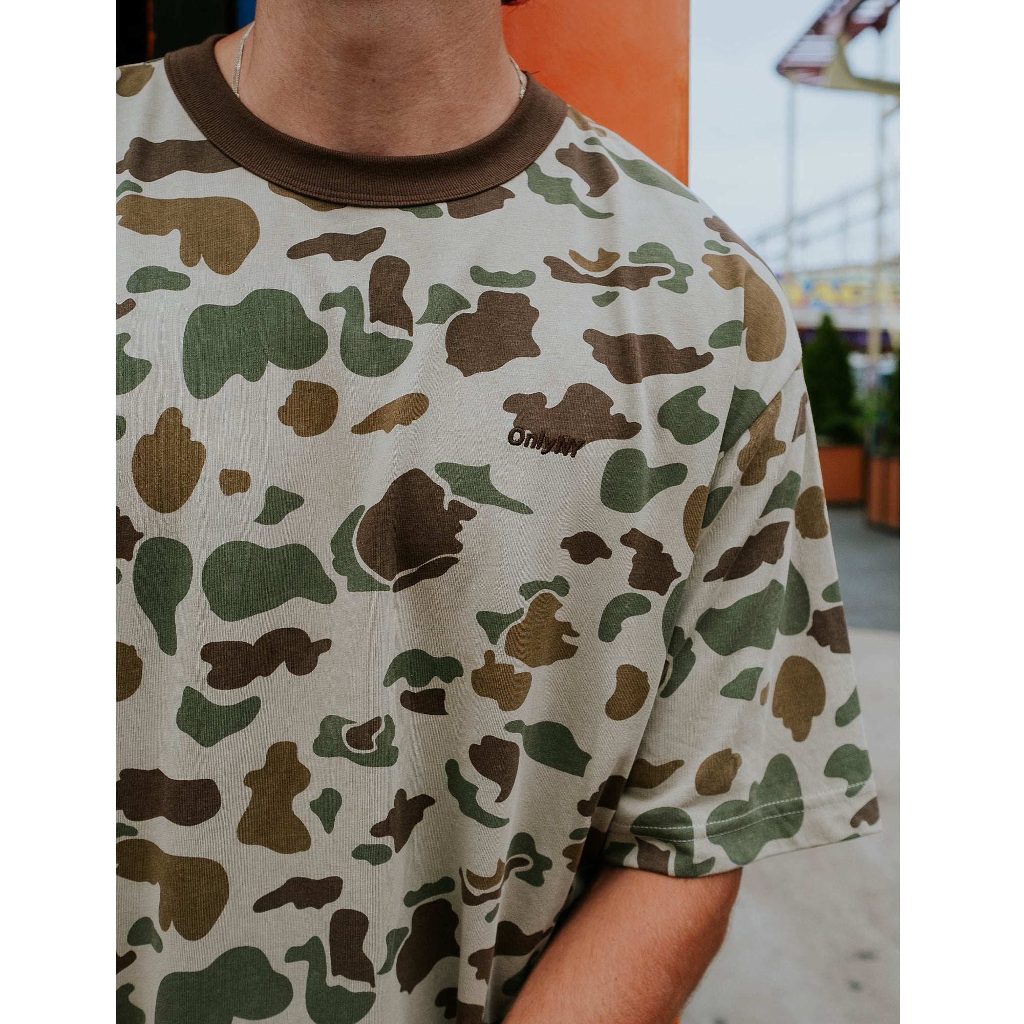 Only NY / Core Logo Ringer Tee camo 迷彩 Core Logo Ringer Tee – Only NY