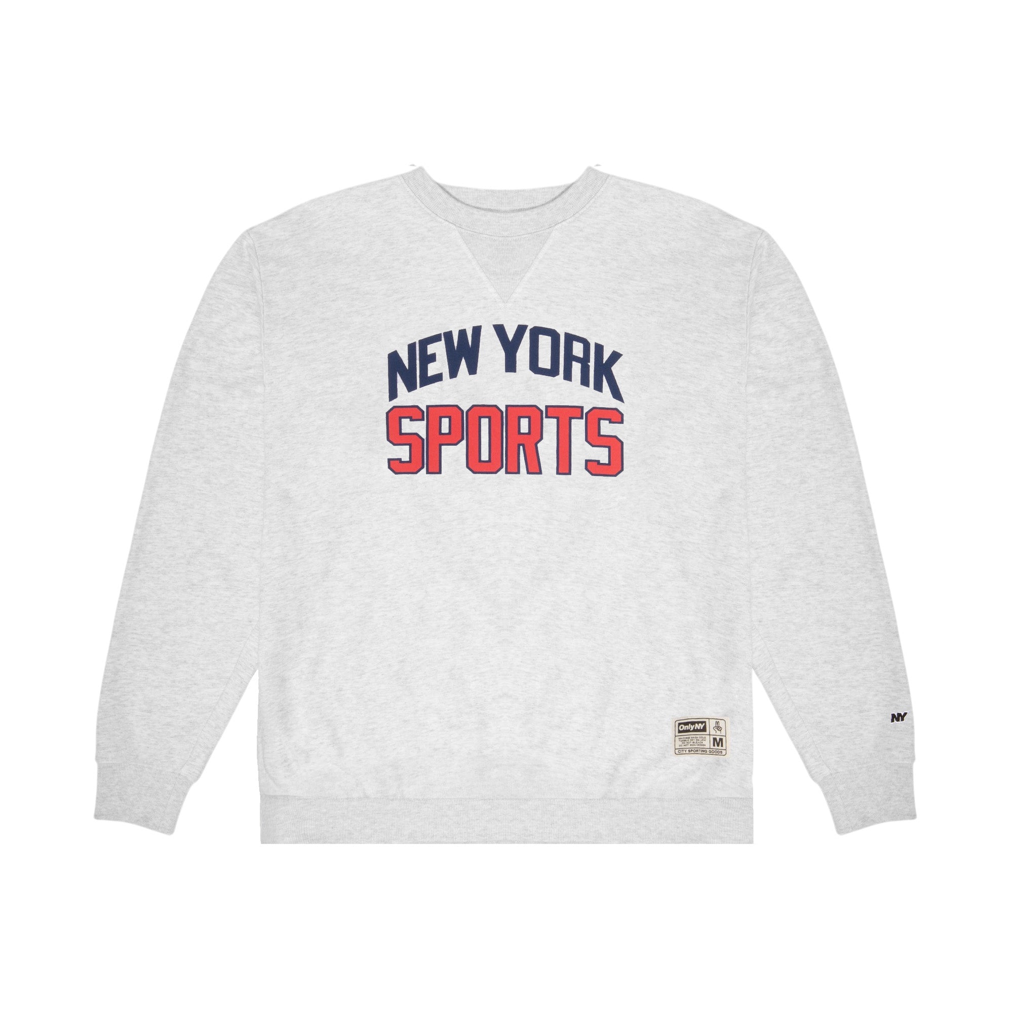 57TH N.Y. グレー スウェットシャツ New York Sports Crewneck – Only NY