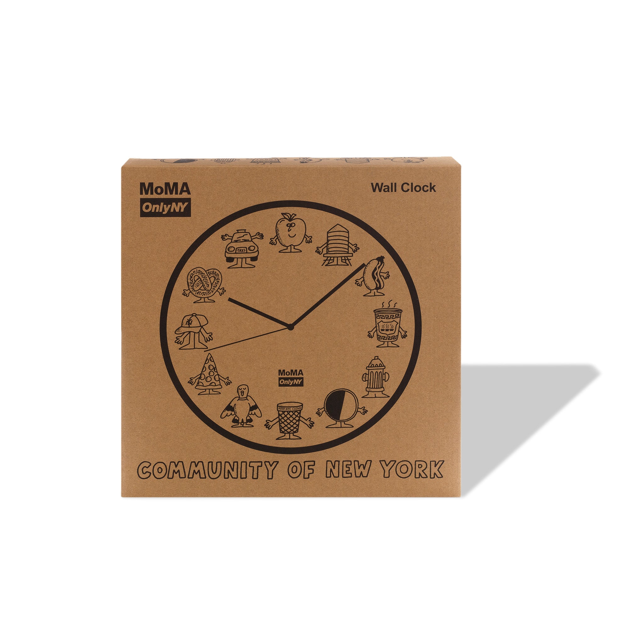 Only NY x MoMA Community of New York Wall Clock