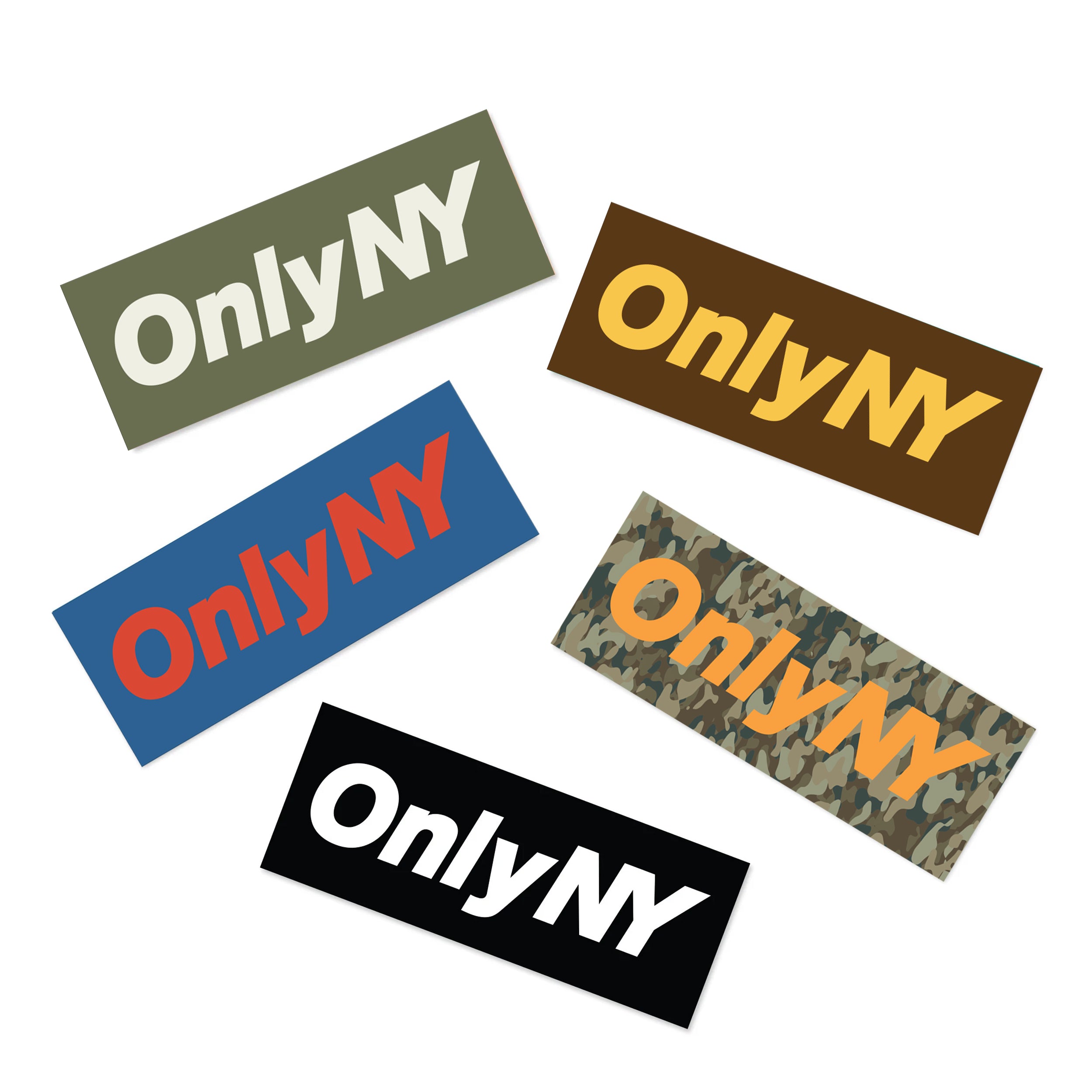 Block Logo Sticker Pack – Only NY