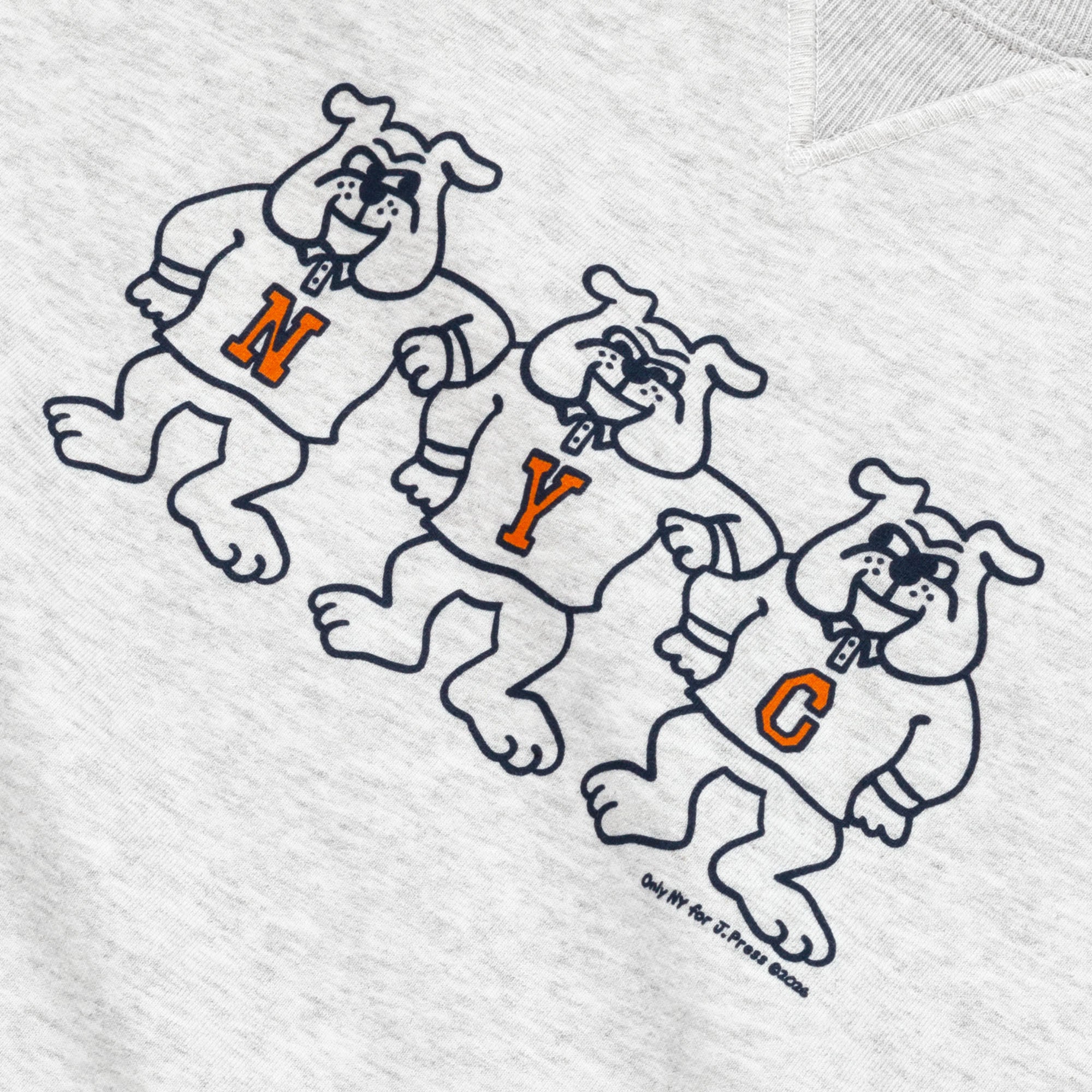 Only NY x J. Press Bulldog Crewneck
