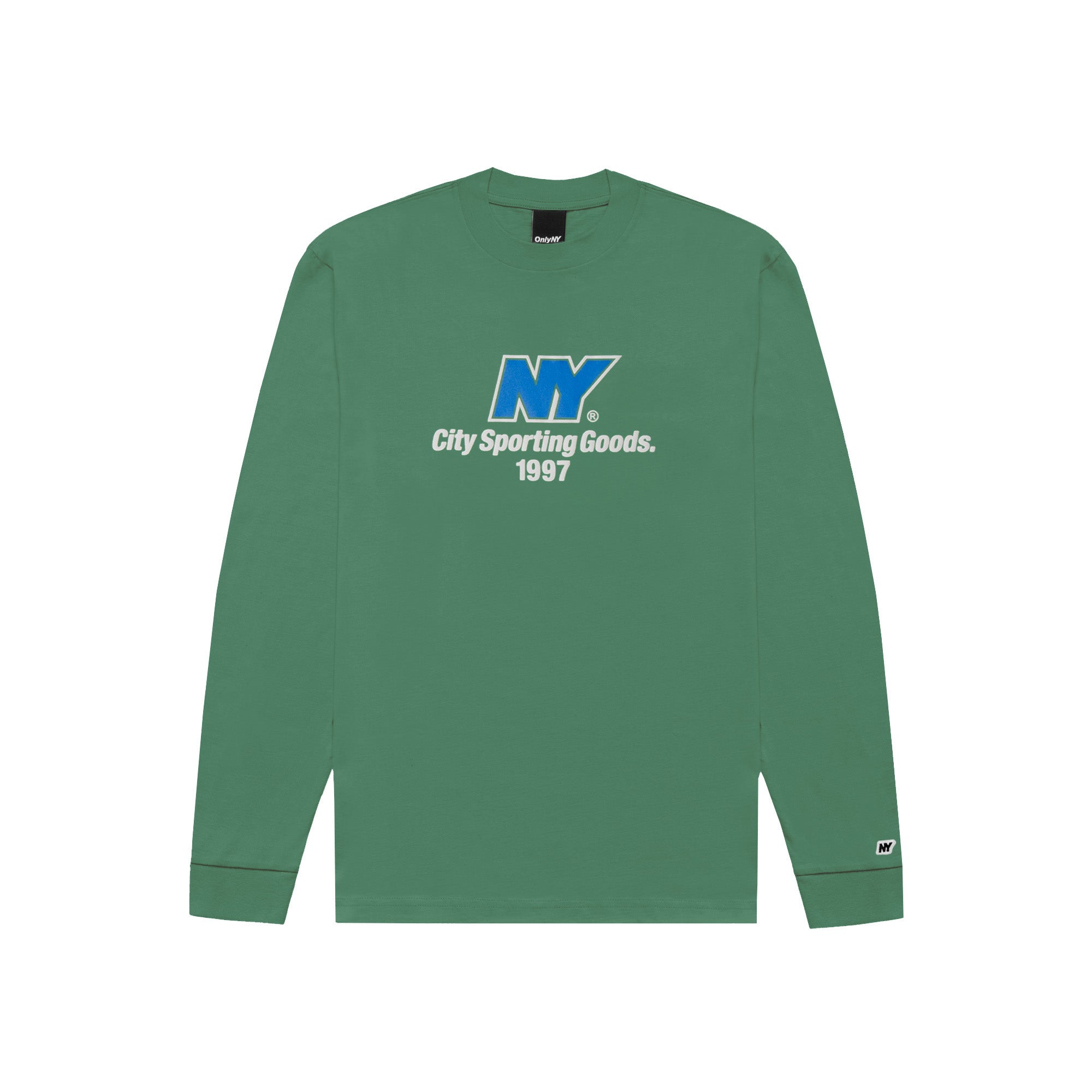 NY Speed Logo Sporting Goods Long Sleeve T-Shirt – Only NY
