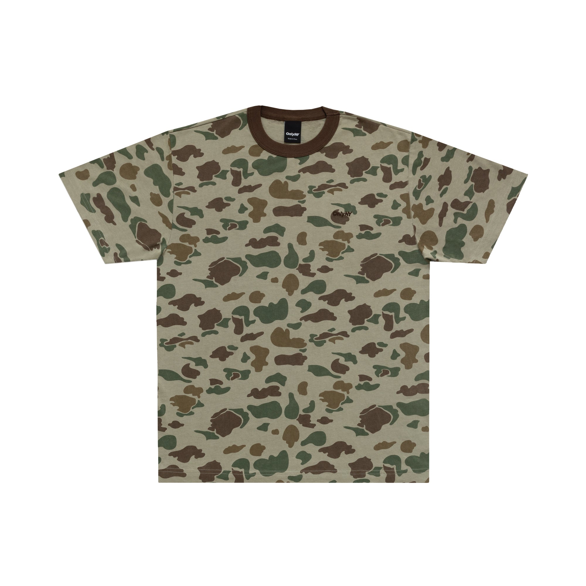Only NY / Core Logo Ringer Tee camo 迷彩 Core Logo Ringer Tee – Only NY