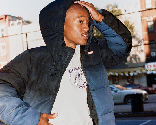 Fall Winter 2023 Gradient Packable Snorkel Puffers