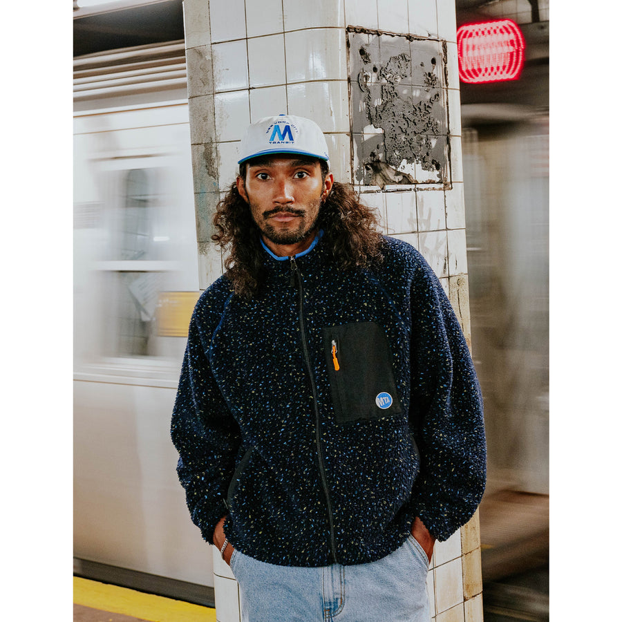MTA Transit Speckled Fleece Jacket – Only NY