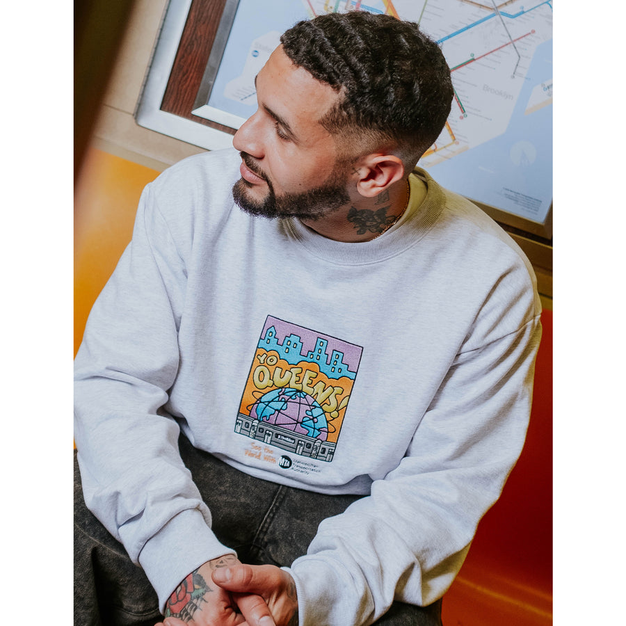 ☆ RT-111313  ☆ MTA Queens Express Crewneck – Only NY