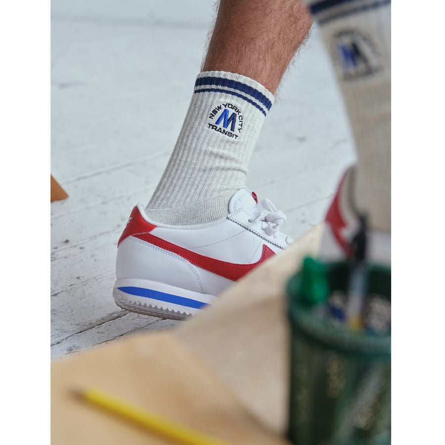 値下げレアCHALLENGERVERTICAL LOGO SOCKS MTA Heritage Logo Sock – Only NY