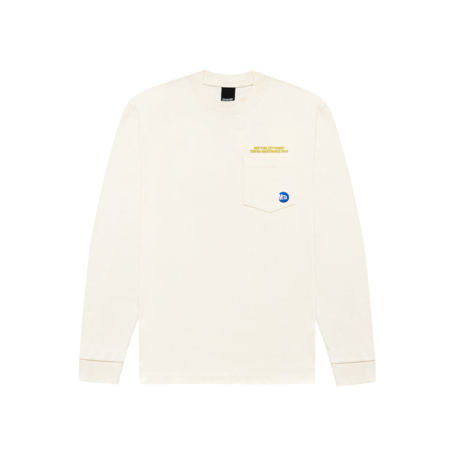 MTA Maintenance Shop Long Sleeve Pocket T-Shirt – Only NY