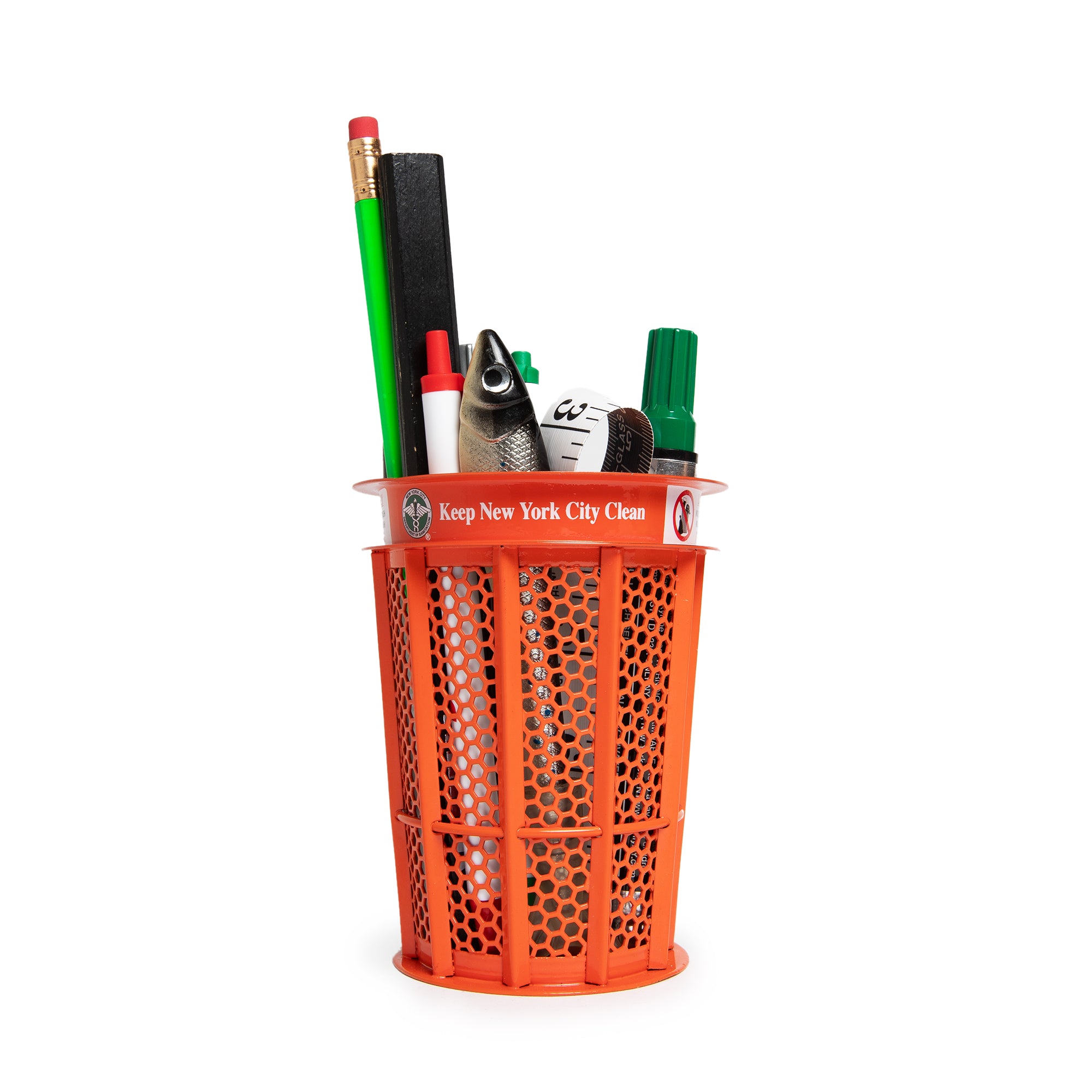 DSNY Trash Can Pen Holder Only NY