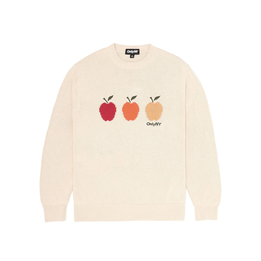 Apple Crewneck Cotton Sweater