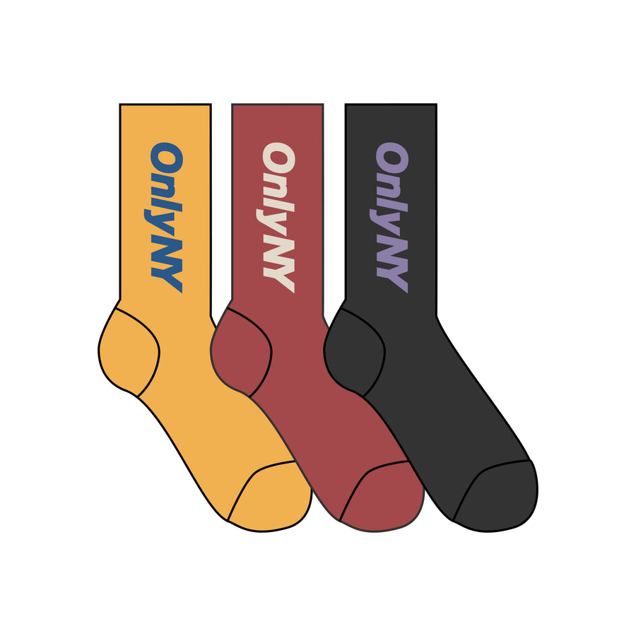 3-Pack Core Logo Socks