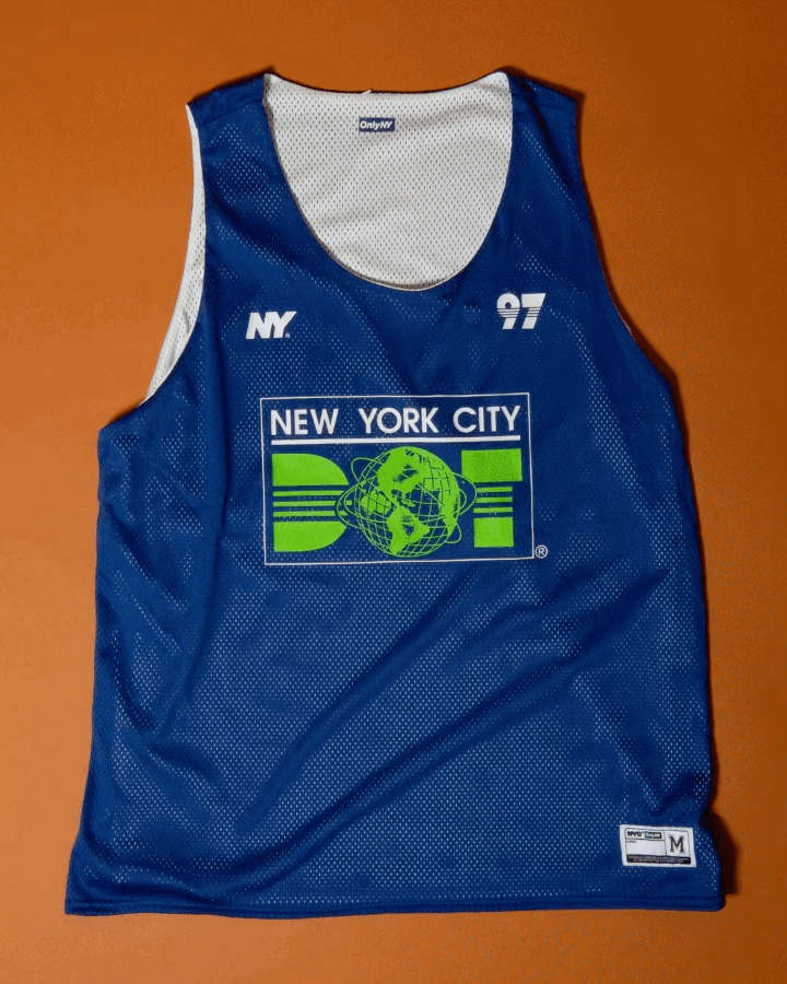 DOT Unisphere Reversible Mesh Pinnie