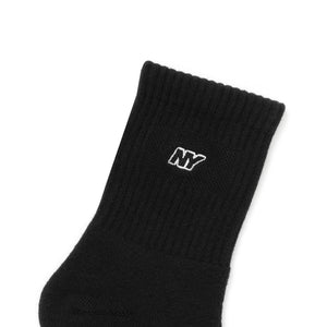 NY Speed Logo Applique Half Crew Socks – Only NY