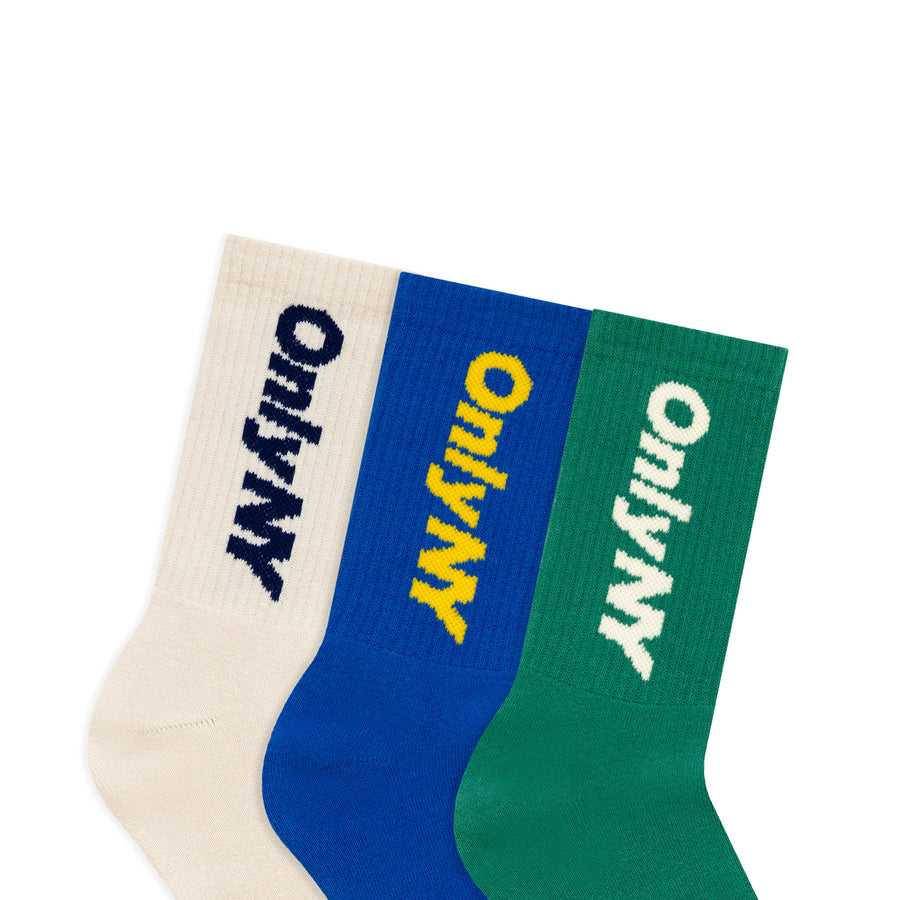 3-Pack Core Logo Socks – Only NY