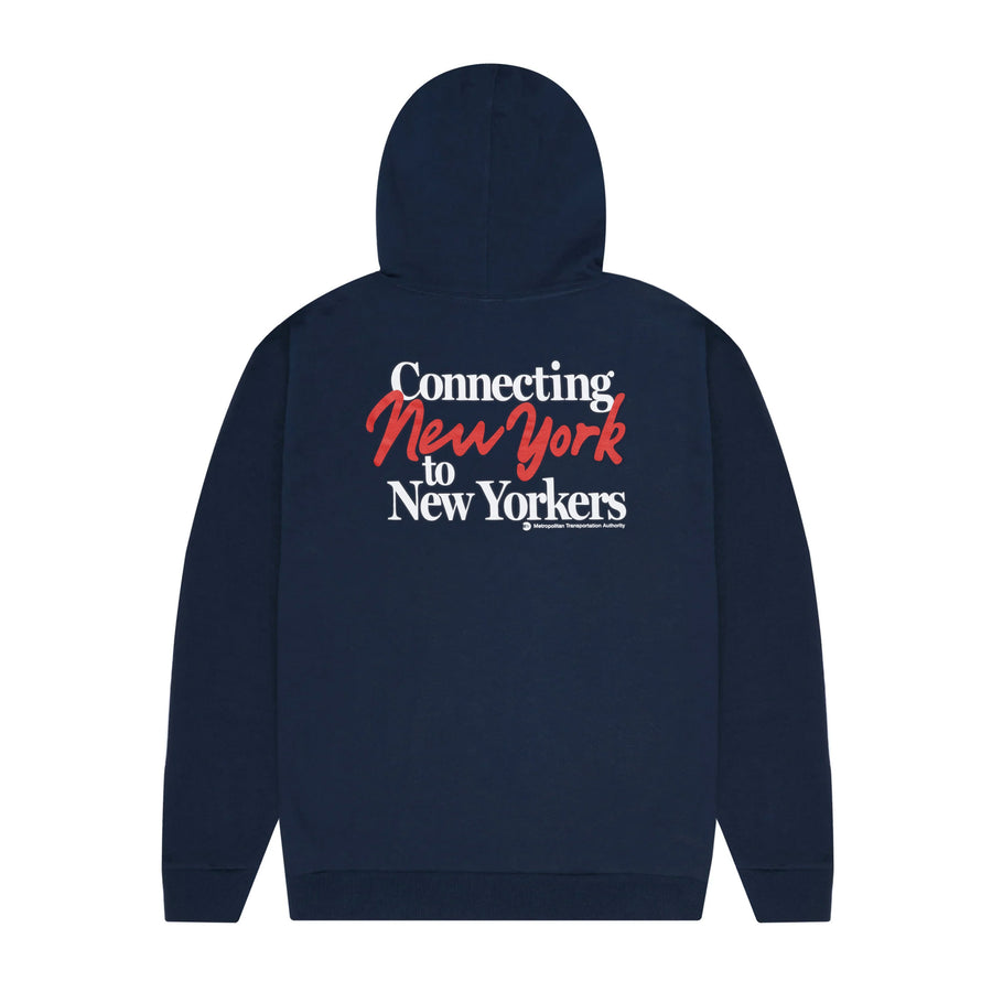 MTA Connecting NY to New Yorkers Hoodie – Only NY