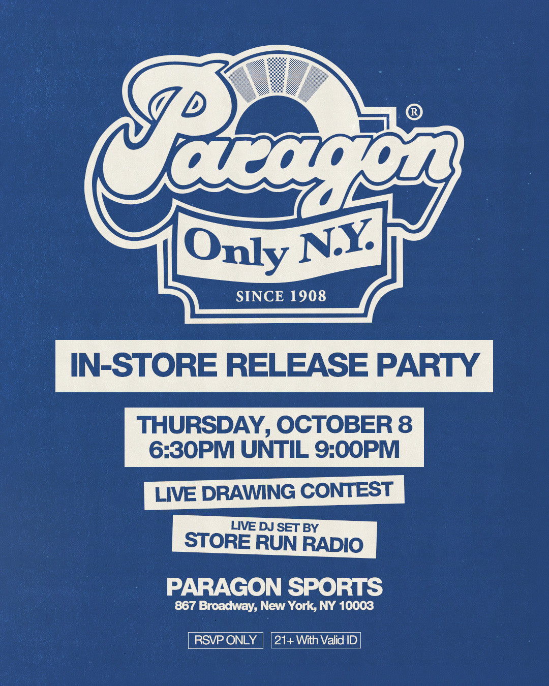 Only NY x Paragon Sports Release Party
