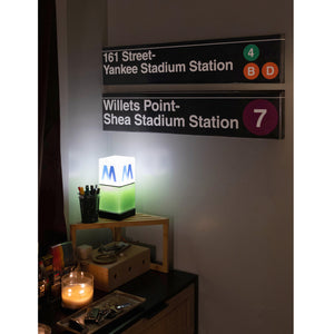 MTA Shea Stadium Metal Subway Sign – Only NY
