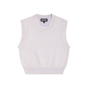 Women's Washed Cotton Sweater Vest